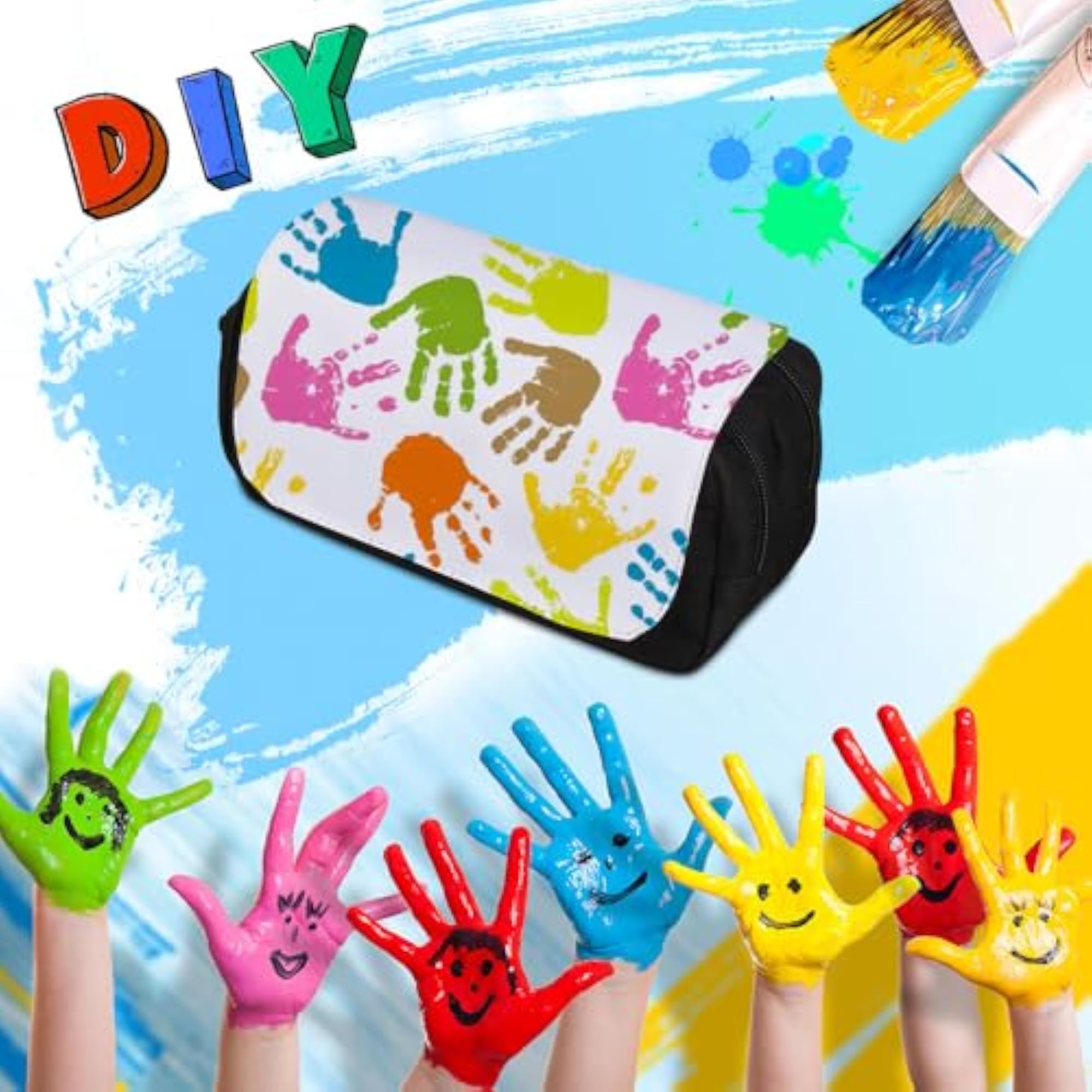 DIY Sublimation Blanks Cosmetic Bags, 4pcs Set
